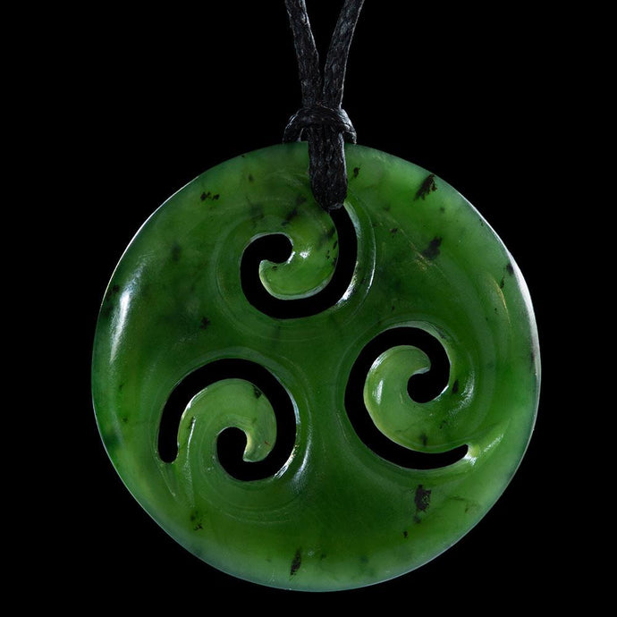 Small Jade Tri Koru - ecoVert