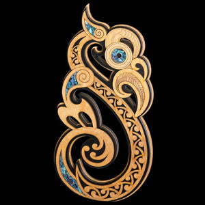 Large 3D Manaia Koru Wall Hanging - ecoVert