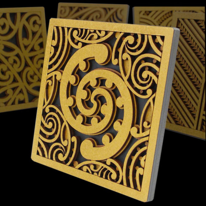 Kowhaiwhai Tile Art by Mike Carlton - ecoVert