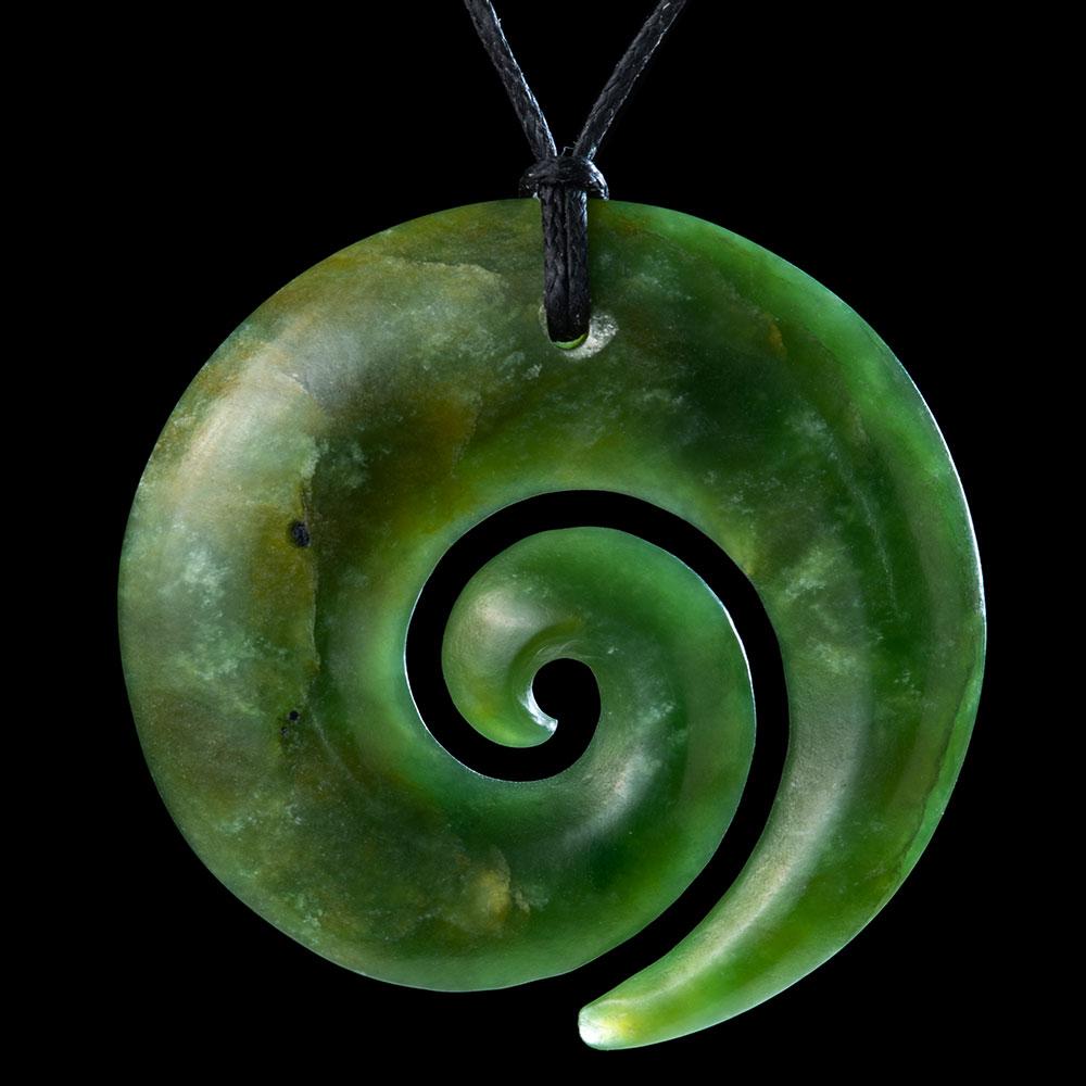 Dark Flower Jade Koru