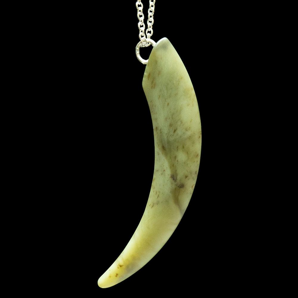 Jade Drop on Silver Chain by Nick Balme