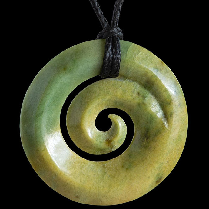 Flower Jade Koru by Elliot Lewis