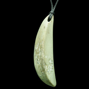 large Flower Jade River Stone Drop by Nick Balme