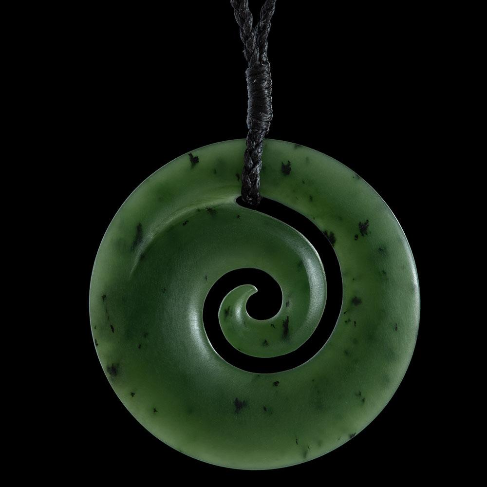 Large Jade Koru