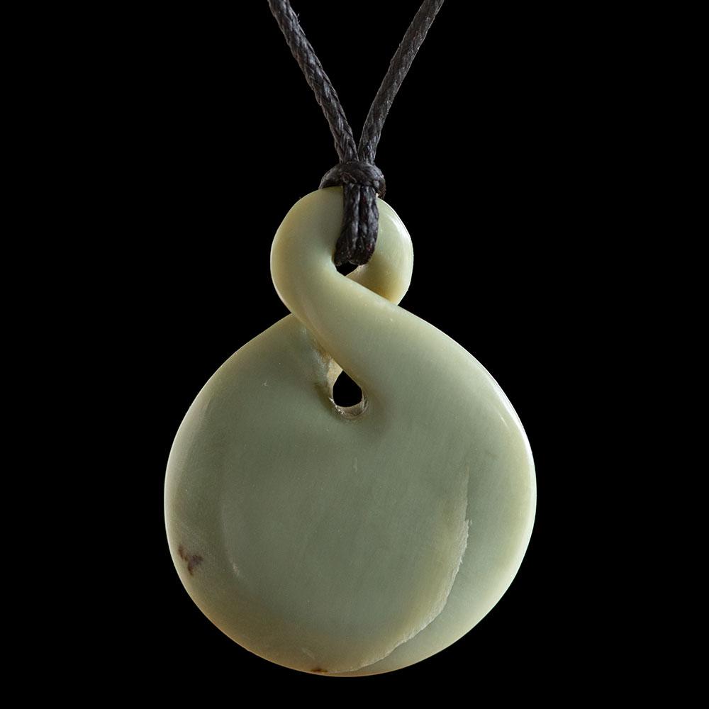 Small Kokopu Jade Twist by Luke Gardiner