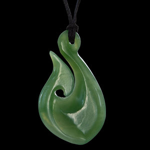 Jade Matau Pendant by Ross Crump