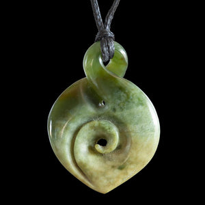 Flower Jade Twist Koru By Ross Crump