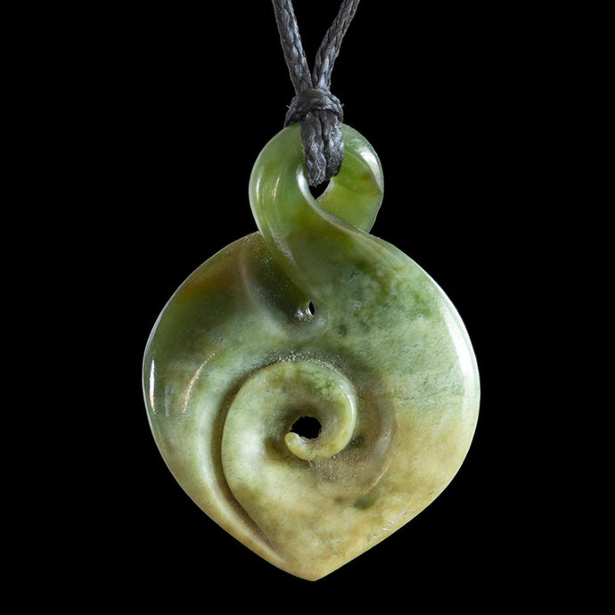 Flower Jade Twist Koru By Ross Crump