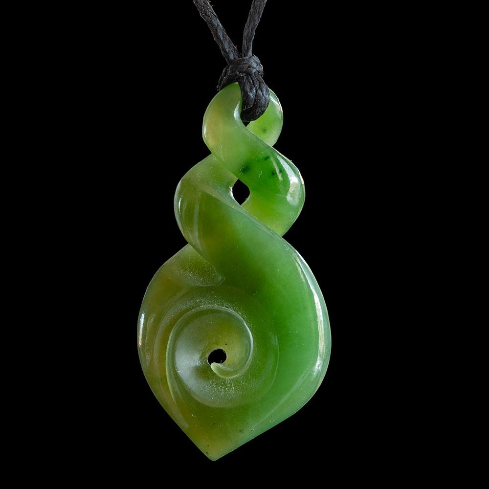 Jade Twist Koru By Ross Crump