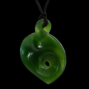 Jade Twist Koru By Ross Crump