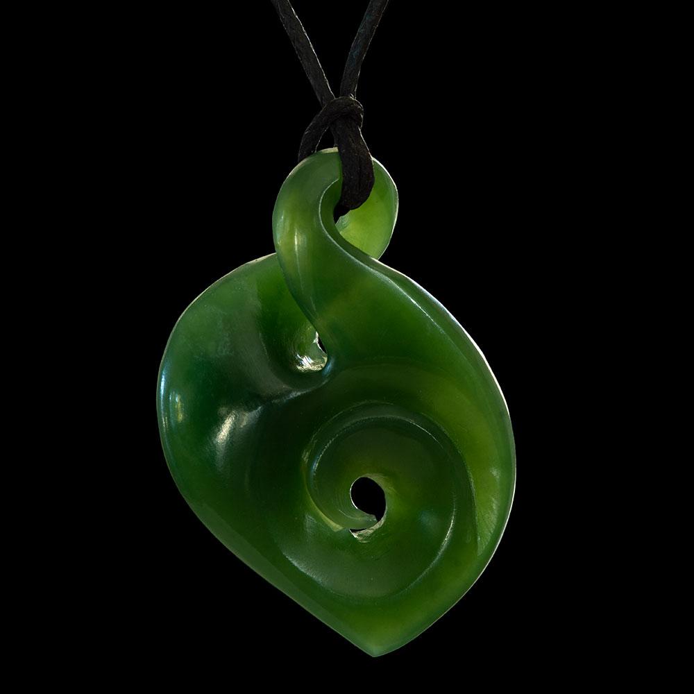 Jade Twist Koru By Ross Crump