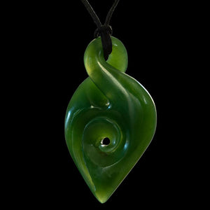 Jade Twist Koru By Ross Crump