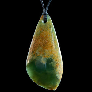 Large Flower Jade Drop by Luke Gardiner