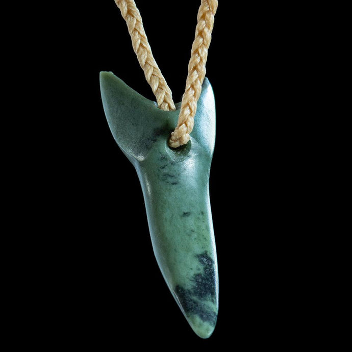 Jade Shark Tooth by Samuel Potter