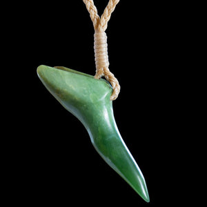 Jade Shark Tooth by Samuel Potter