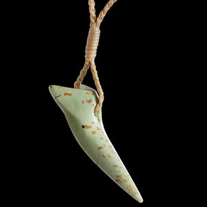 Jade Shark Tooth by Samuel Potter