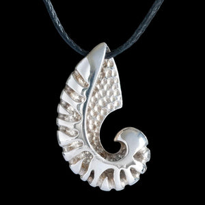 Small Solid Sterling Silver Nautilus by Kerry Thompson