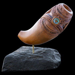 Wooden Nguru (Flute) by Alex Sands